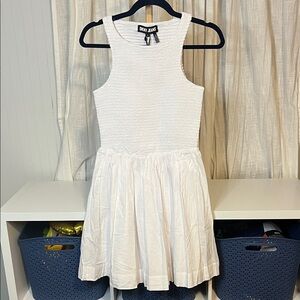 DKNY Jeans White Cotton Dress, Size XS